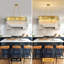 31.4" Modern Gold Oval Crystal Chandelier, E14 Base (Bulb Not Included)