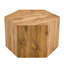  Table basse en bois aggloméré texturé avec finition grain complexe, table d'appoint moderne pour espaces de vie élégants, naturel-643198713