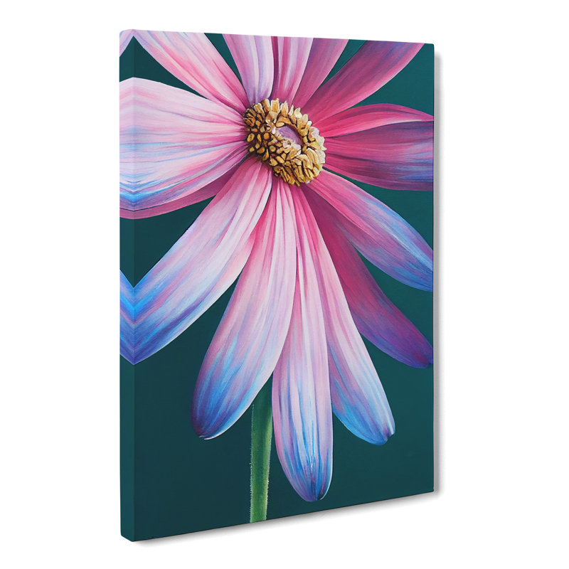 Daisy Flower - Wrapped Canvas, 50cm H x 35cm W x 3cm D