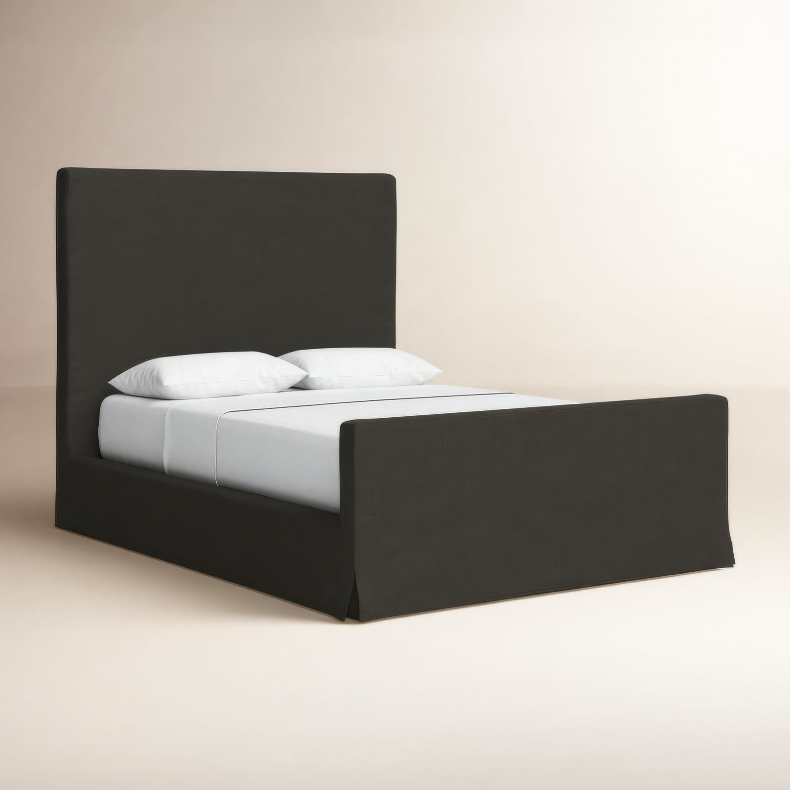 Zoni Upholstered Bed, Queen, Brussels Pine
