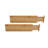 Bamboo Deep Kitchen Drawer Dividers, Set Of 2
