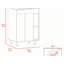 Abondante salle de bain avec meuble-lavabo