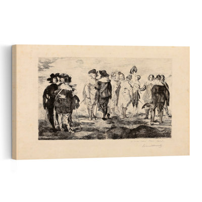 Les Petits Cavaliers, 1867-1874, estampe d'art mural contemporain abstrait impressionniste