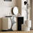 Modern cream-style dressing table with storage
