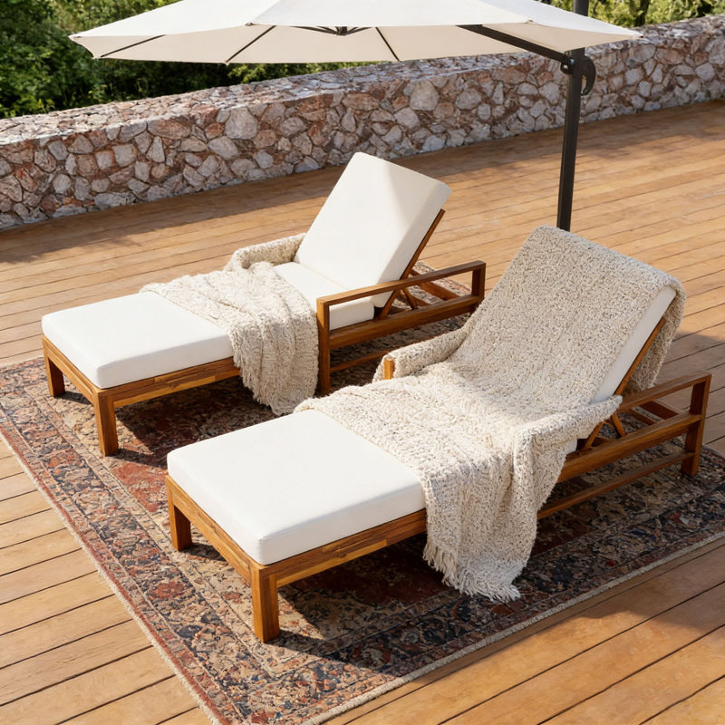 Outdoor Patio Chaise Lounge Chairs