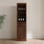 Armoire, tablettes de rangement, bar à vin modulaire avec huche