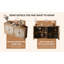Buffet en bois avec 4 portes
