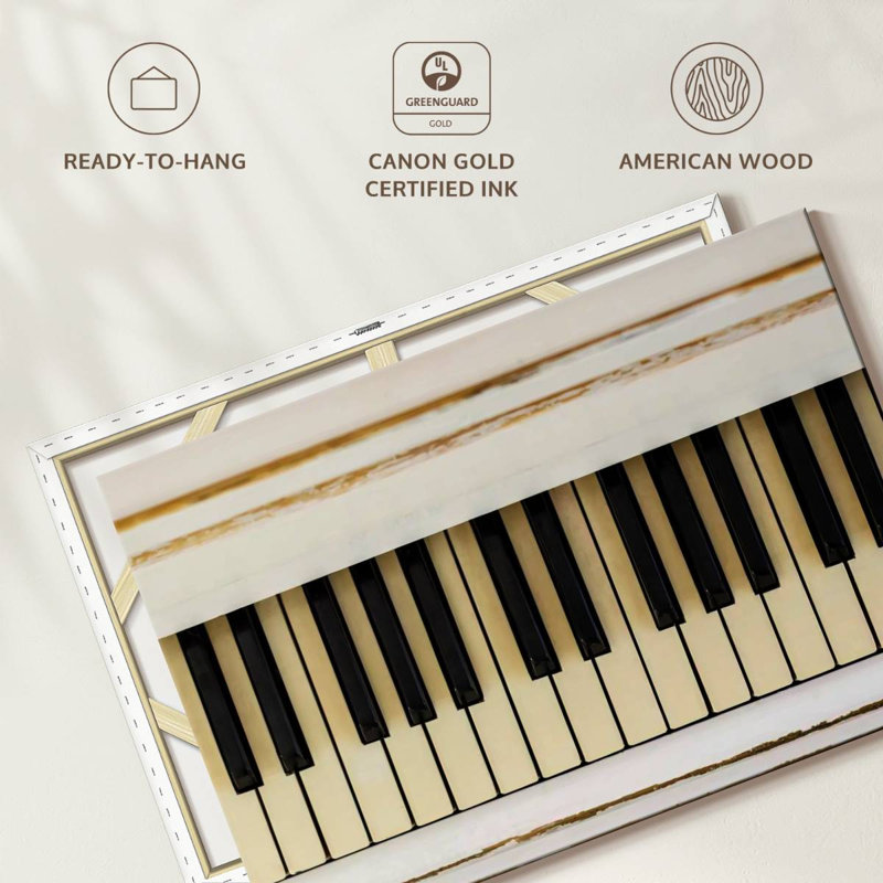 Abarca Old Piano, 30" H x 45" W