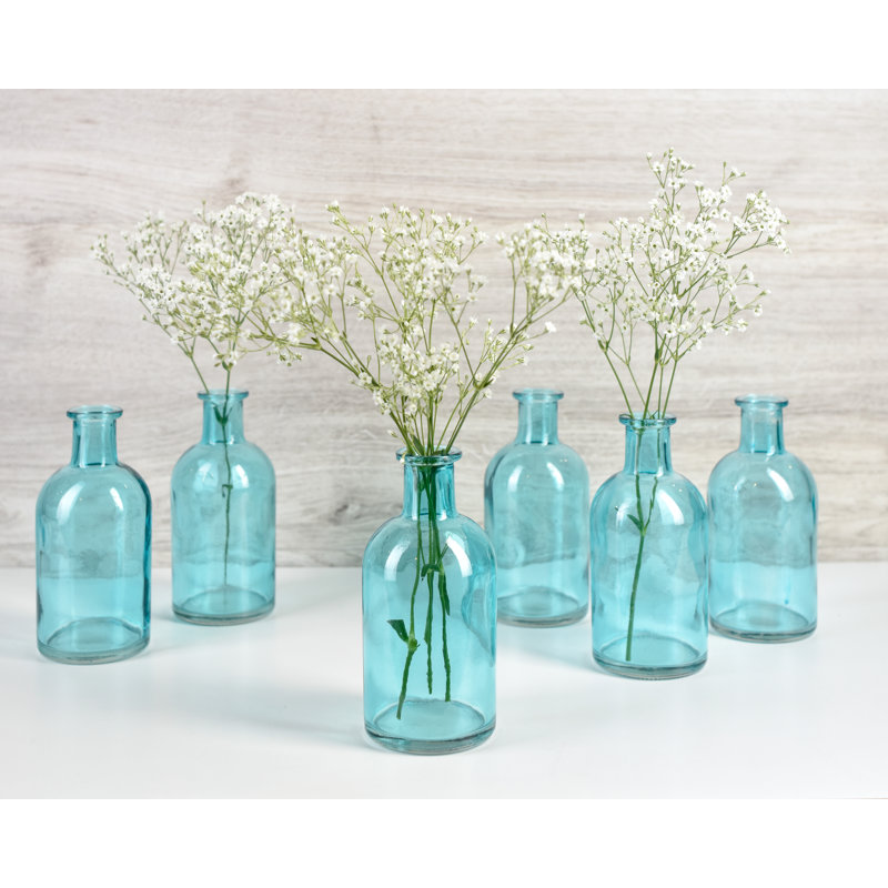 Veatch Glass Table Vase, Blue