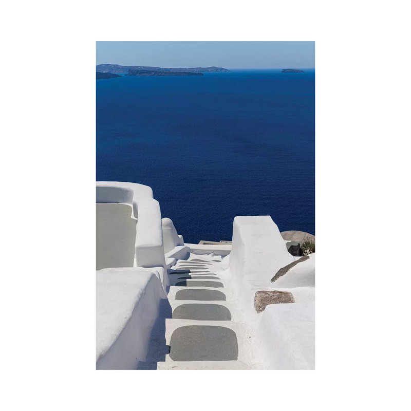 View From Santorini by Alexandre Venancio - Wrapped Canvas Gallery-Wrapped Canvas Giclée, 30.48 cm H x 45.72 cm W