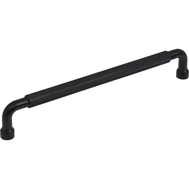 Garrison Bar Pull, Flat Black, 7 9/16" Center To Center