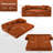 Boneless 3-Seats Convertible Floor Sofa Bed with Storage Pocket, Corduroy Folding Mattress Sofa with Zipper Closure, Floor Lounge Couch for Living Room, Bedroom, 80 in-381212028