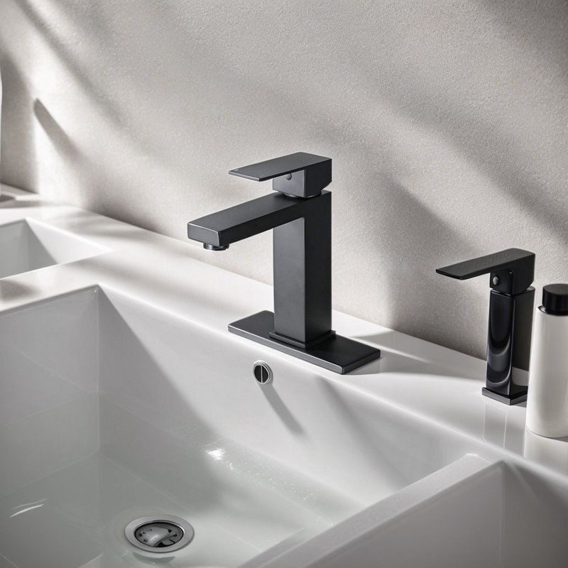 Single-handle Bathroom Faucet, Brushed Nickel