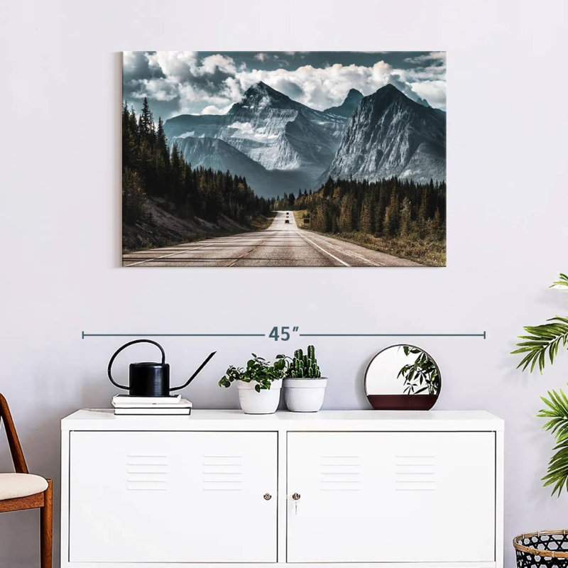 Mehar Great Mountains Road, 24" H x 36" W
