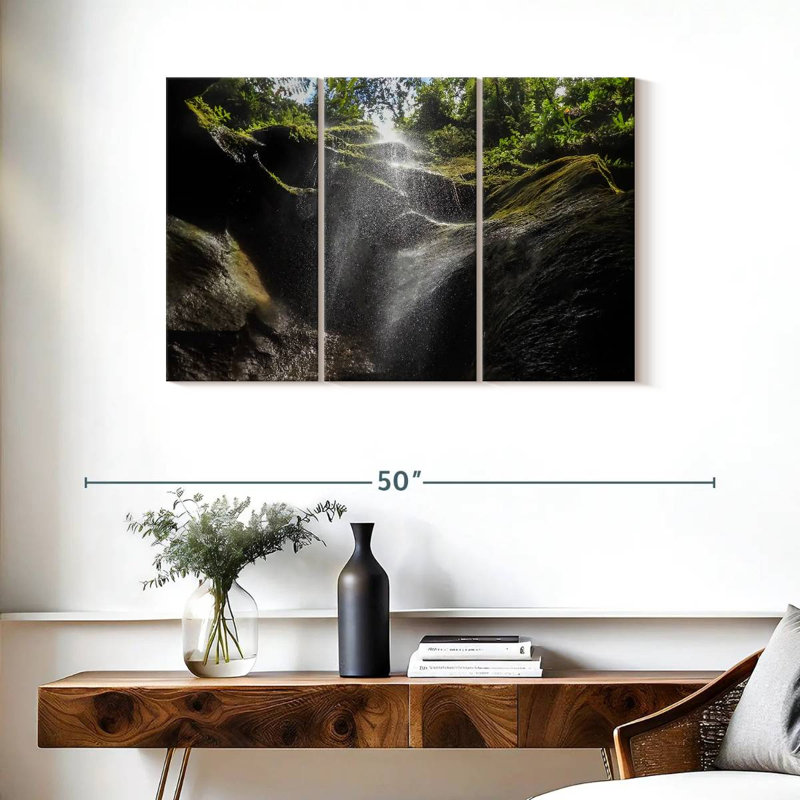 Alvord Dominica Secret Waterfall, 24" H x 38" W