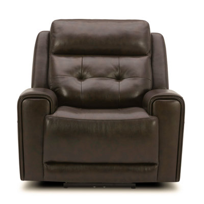 Carrington Swivel Glide Recliner Triple Power - Dark Brown
