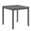 Ensemble de table bistro 5 pièces à hauteur de comptoir 36 po avec tabourets en lin gris-133347366
