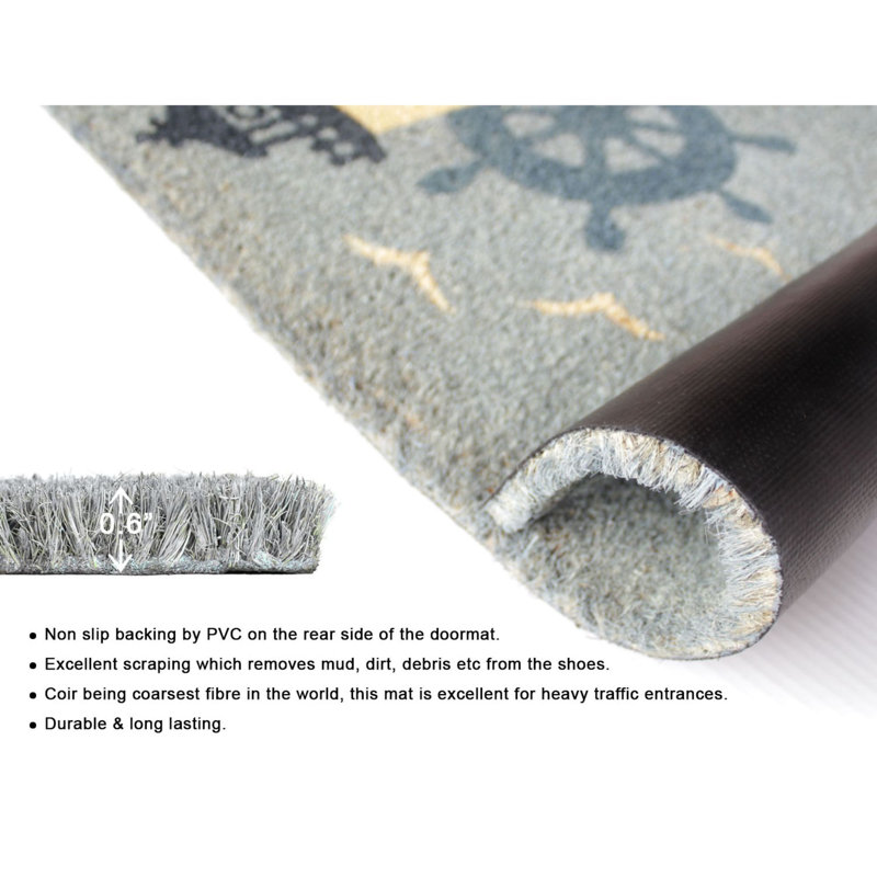 Nupur Non-Slip No Pattern Doormat
