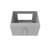 Alpine 24" Wall Mounted Single Bathroom Vanity Base-92464257