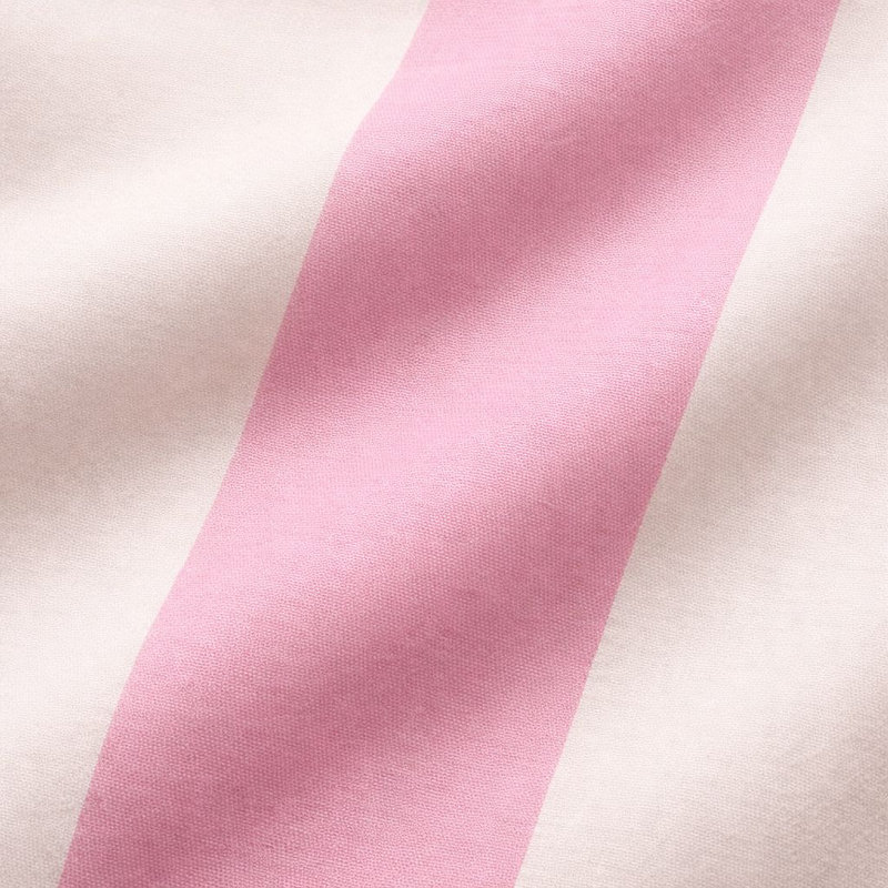 Striped 100% Cotton Beach Towel, Crew Pink Striped