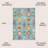 Bostwick Tribal Love Geometric Light Blue/Multi Rug-548905675