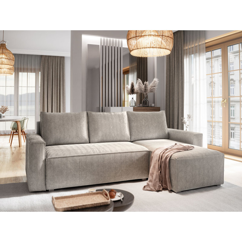 Shanett 3 Seater Sofa Bed, Cream
