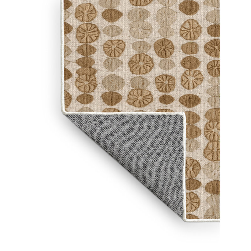  Washable Sand dollars Nautical Area Rug, Tapis de couloir 2 pi x 5 pi