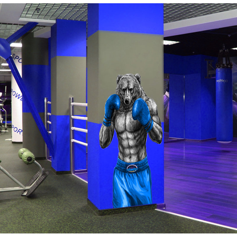 Adhésif décoratif MMA sport Boxing, H 33 po x l 56 po