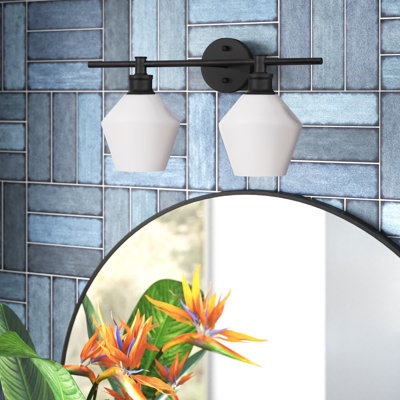 Keaton 2-Light Dimmable Iron Vanity Light