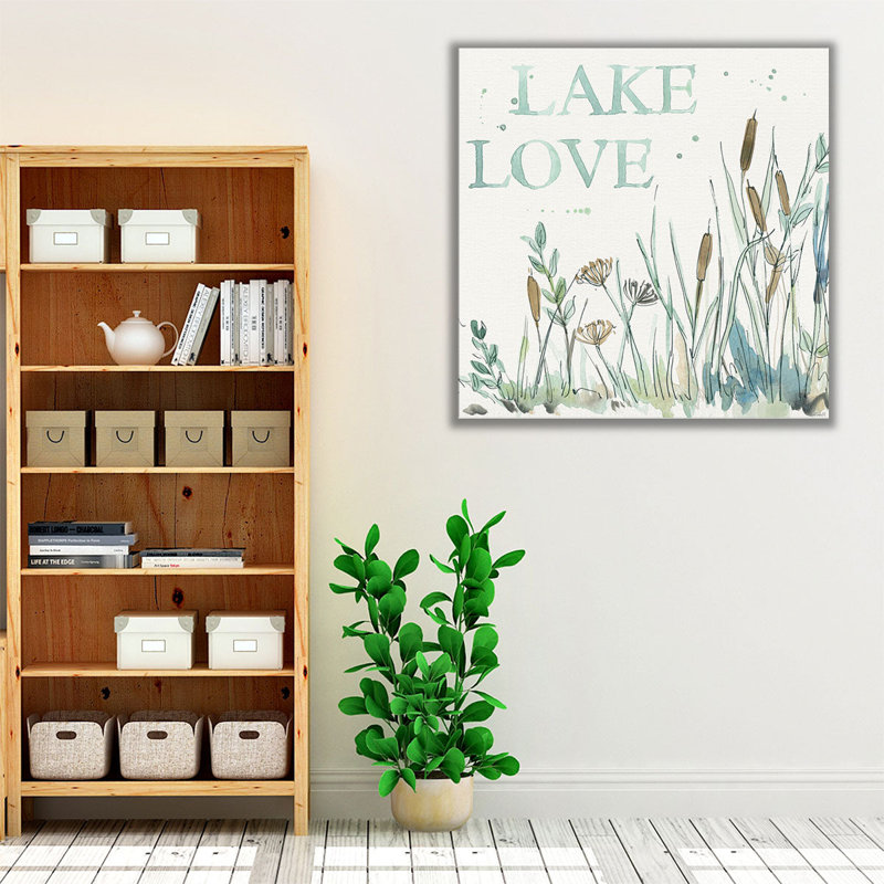 Lakehouse VI - reproduction d'art sur toile, H 30 po x l 30 po