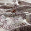 Rideaux obscurcissant à motif de médaillon rétro pour chambre à coucher, mauve rétro sur fond gris-2012581142-2012581141