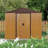 8Ft X 4Ft Outdoor Metal Storage Shed With Sliding Door And Foundation For Backyard, Patio, Lawn-108963596