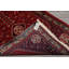 Tapis traditionnel rouge en laine noué à la main 3 pi 3 po x 5 po Abadeh