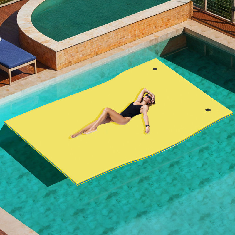 Balcon gonflable Balconera Lake Floats, Jaune, Remise de garage l 12 pi po