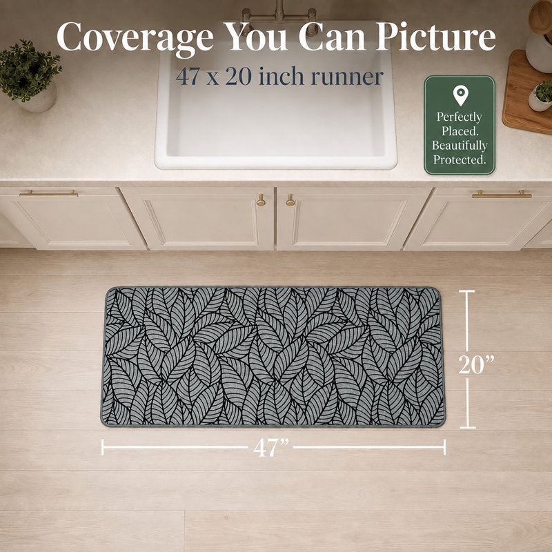 Tapis de cuisine Jungle, Gray