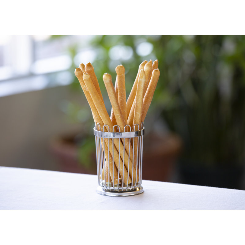 Stainless Steel 3.75" Breadstick Basket