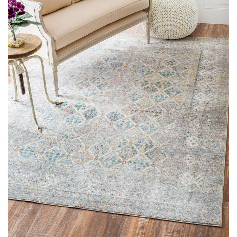 Tapis multicolore Cole, Rectangle 5 pi 3 po x 7 pi 7 po