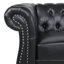 Causeuse Chesterfield à accoudoirs roulés 62 po Oma-14428059