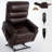 Leatheraire Dual Motor Infinite Position Up To 350 LBS Power Lift Recliner Chair With Power-Remote, Heat Massage And Heavy Duty Motion Mechanism