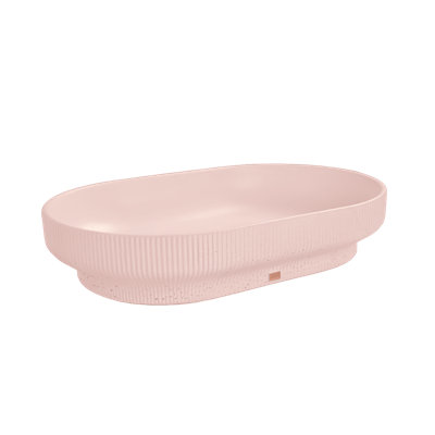 Konkretus Lotus 14.5'' Concrete Oval Bathroom Sink