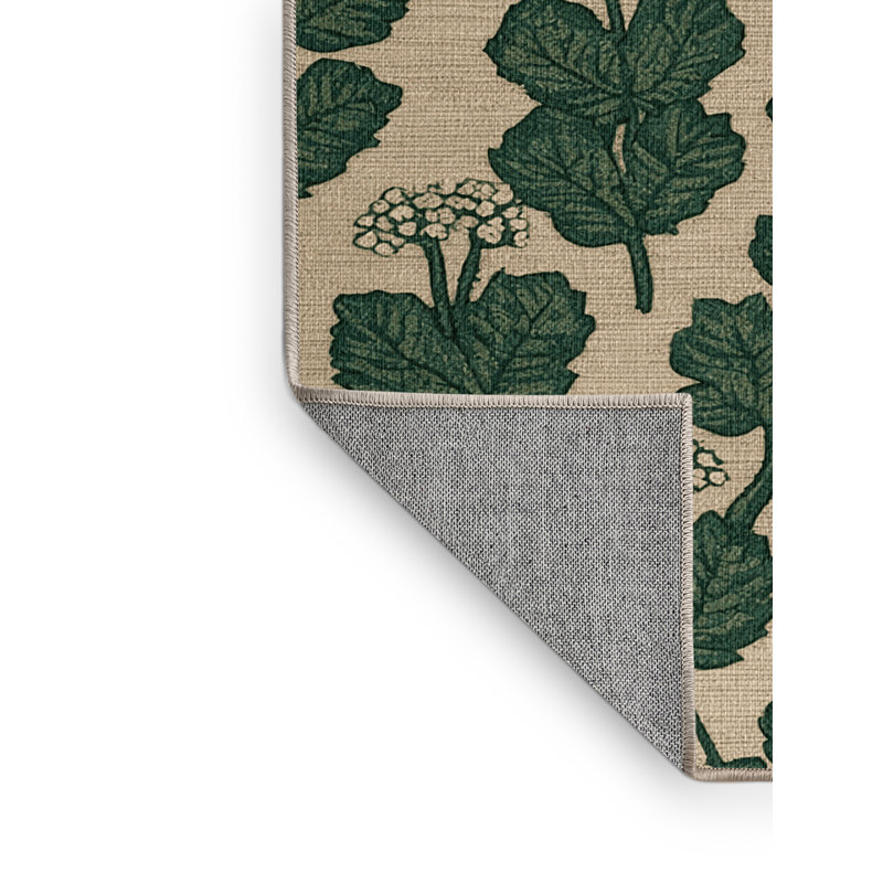  Washable Garlic Mustard Vegetables Area Rug, Rectangle 7 pi x 9 pi