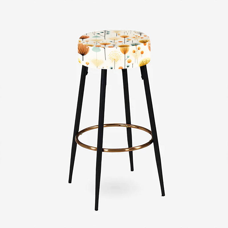 Ensemble de 2 tabourets de bar Mid-Century scandinaves Delight