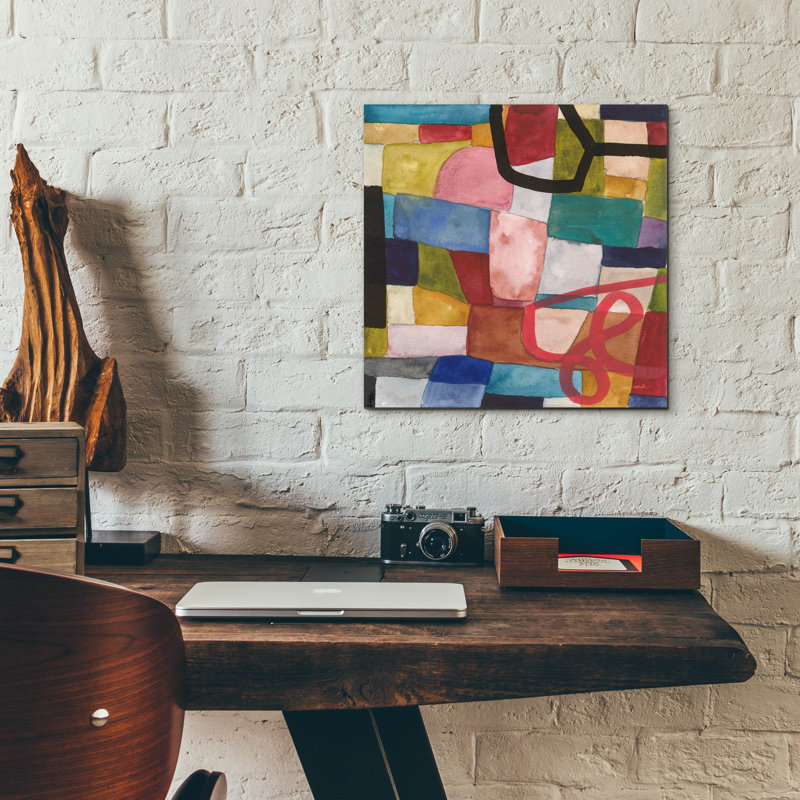  «Freeway 6» par Cheryl Warrick, art mural en verre acrylique, 12 po x 12 po
