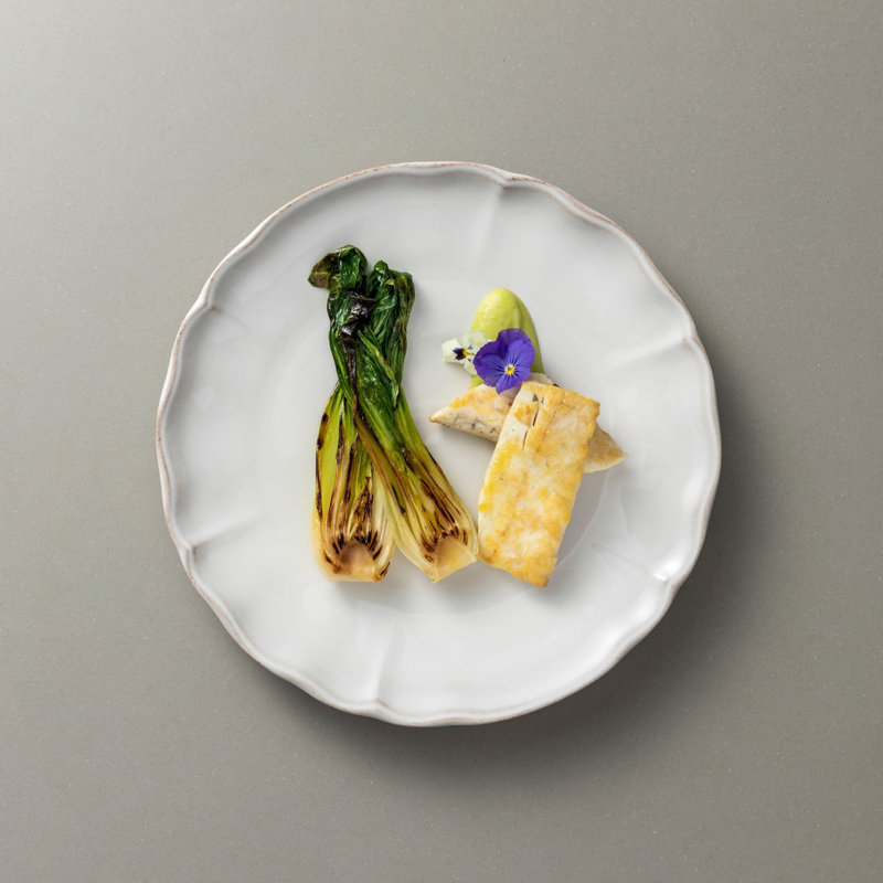 Alentejo Fine Stoneware Dinner Plate, Cloud White