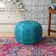 Cherise Moroccan Leather Pouf