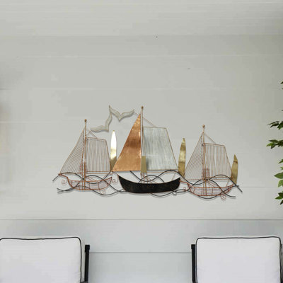 Coastal Wall Decor on Metal