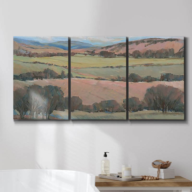 Modern Bath II - Toile encadrée à pièces multiples - 2875384C, H 60 po x l 120 po x P 2 po