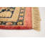 Tapis décoratif en laine rouge de conception unique 10 pi 1 po x 14 pi noué à la main New Age