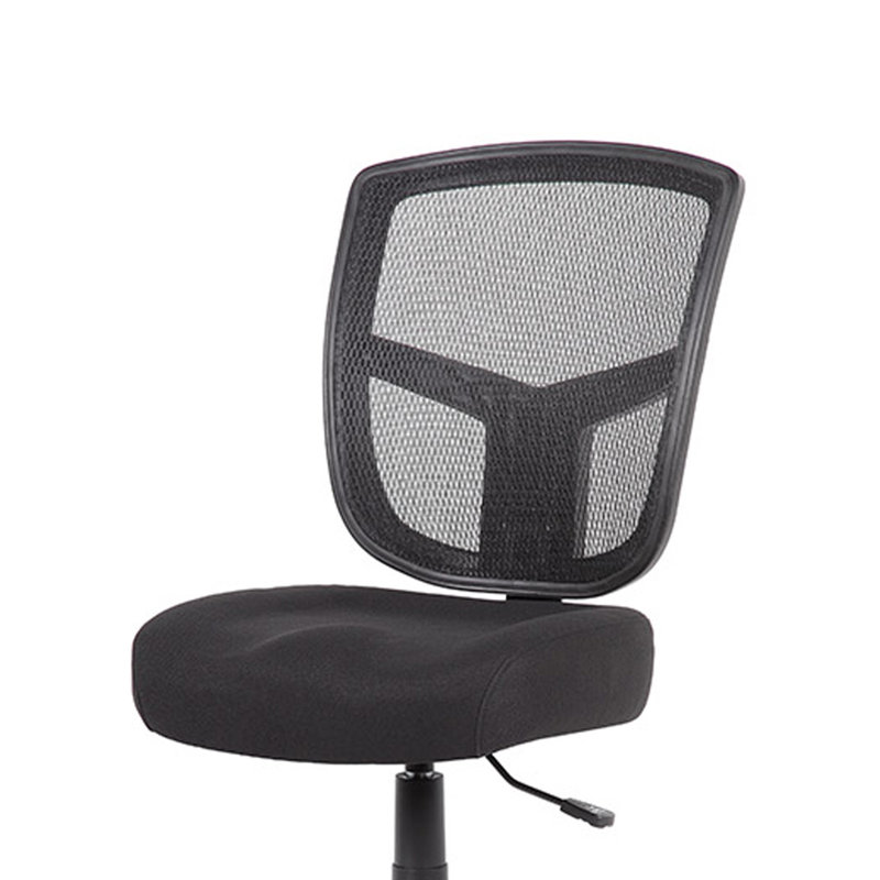 Tabouret de dessinateur Mea, hauteur réglable, filet noir, repose-pieds chromé