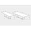 Gax Walnut Wood Dining Table-21648543-21648548